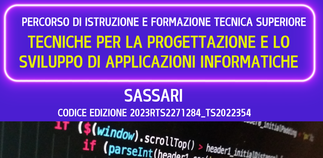 Riapertura iscrizioni corso IFTS